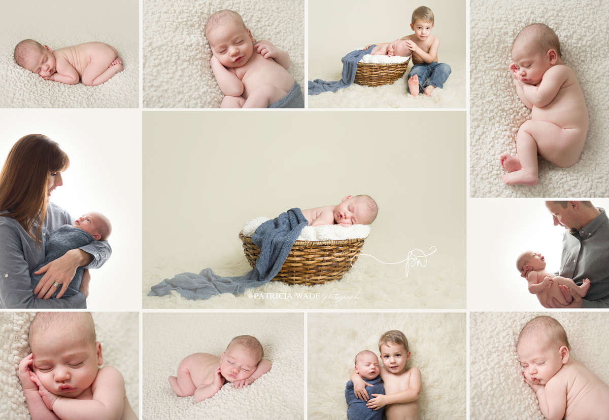 newborn photographer collage